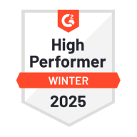 Gartner High Performer 2025 Logo