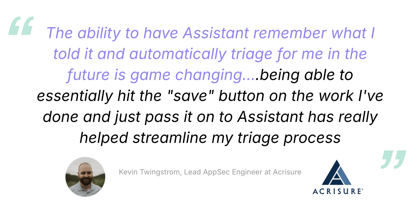 quote from kevin twingstrom, acrisure